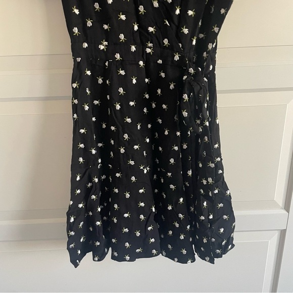 Jill Stuart Womens Floral Short Sleeve V Neck Mini Sheath Dress 22775 - Picture 9 of 14